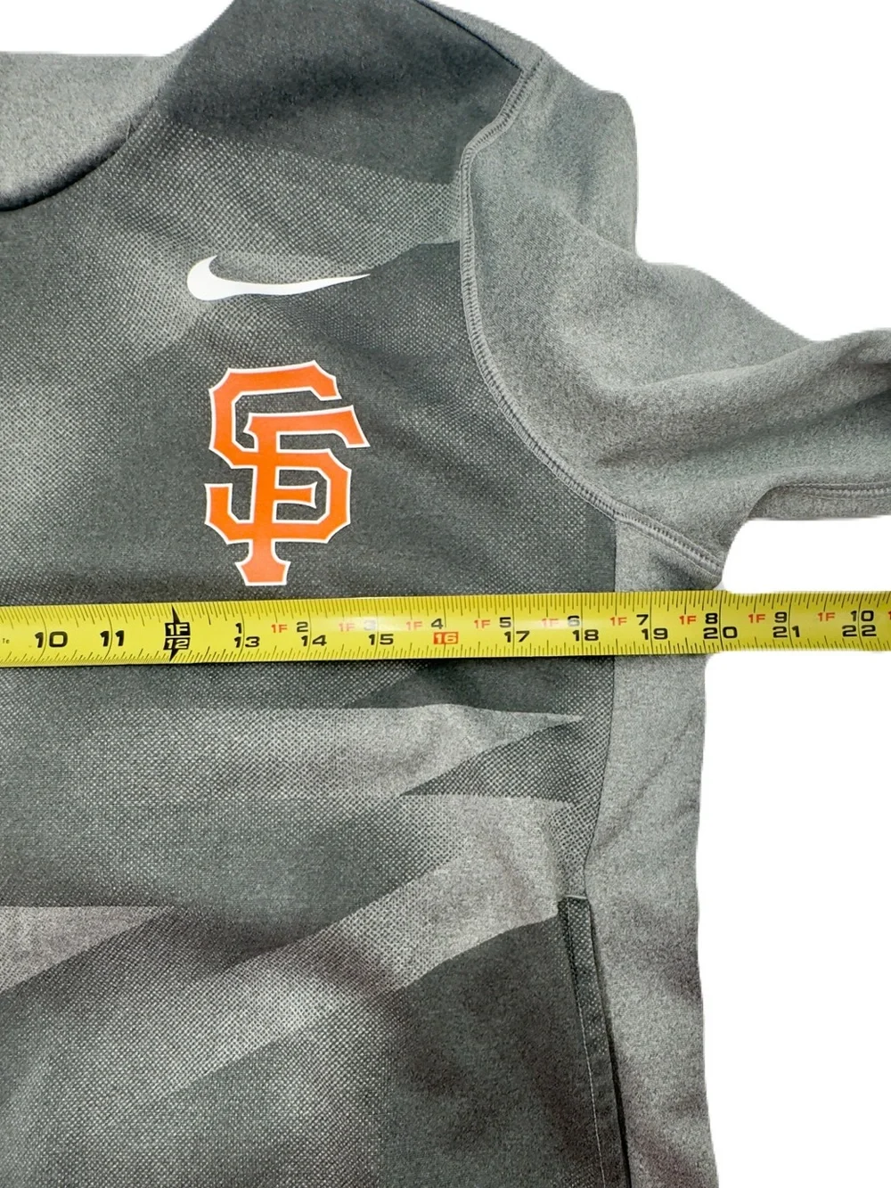 NIKE Mens San Francisco Giants Gray Hooded Pullover Sweatshirt, Size Medium EUC!
